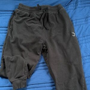 Gymshark Charcoal black Joggers men’s large